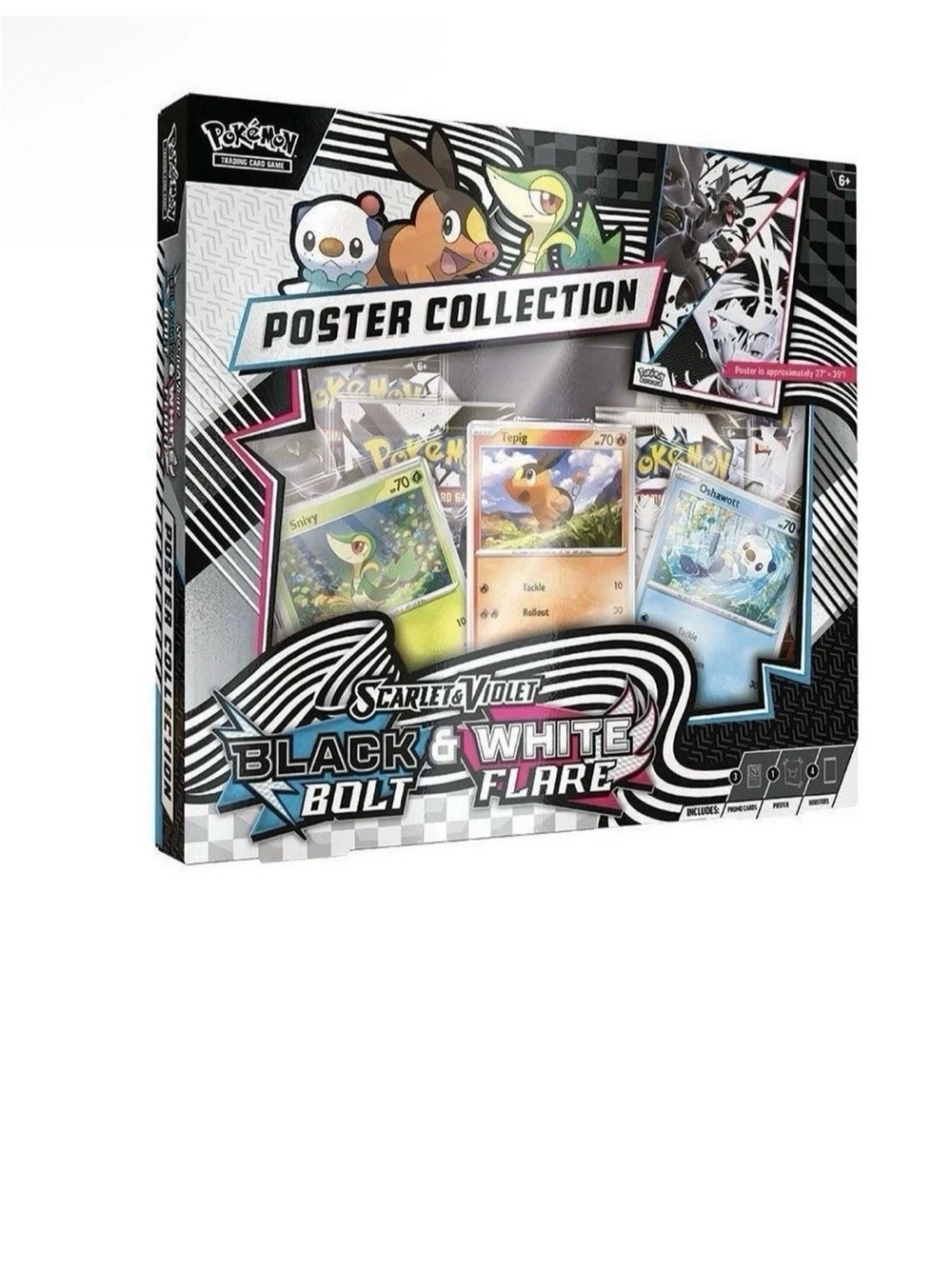 Pokémon TCG S&V Unova Poster Collection White Flare/Black Bolt